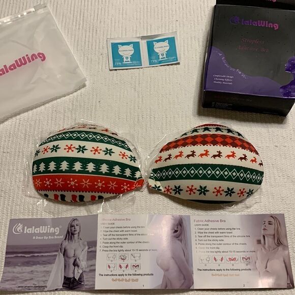 Size A Cup adhesive bra.  NEW in box - Picture 1 of 6